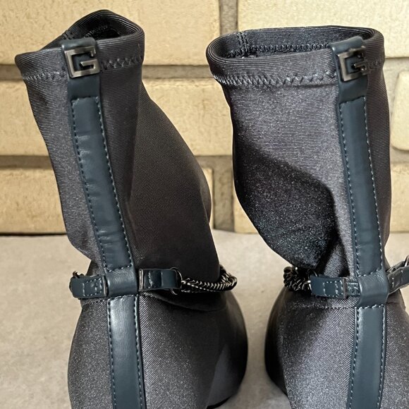 GUESS Women's Forsta Gray Satin Pointy Toe Stiletto Angle Boot, Size 7.5M - NEW - Picture 8 of 12